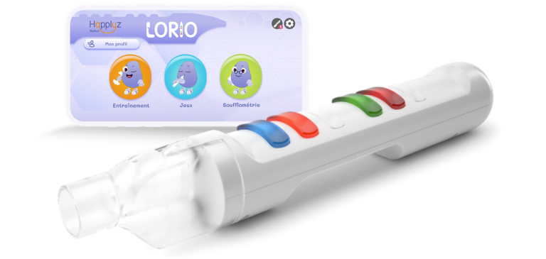 lorio flute connectee reeducation respiratoire